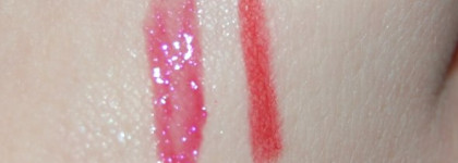 Lady in Red с карандашом для губ  Sipmly Red  от Gosh и блеском Glam Shine Reflexion No. 173 от Loreal