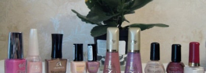 Мой наборчик лаков и средств по уходу за ногтями :)