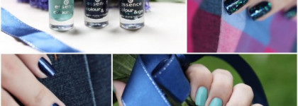 Сине-голубые лаки Essence