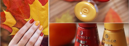 Обновленные лаки Essence в двойном маникюре