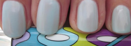 Моя нежно-голубая, почти аквамариновая, история - China Glaze Nail Lacquer # CGS549 Moody Blue