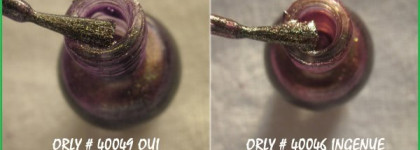 Моя новогодняя история - Orly nail lacquer # 40046 Ingenue и # 40049 Oui