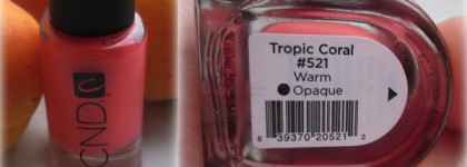 Креативный коралл или лак для ногтей CND colour # 521 Tropic Coral