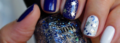 Звездная, не то зимняя, не то летняя ночь с INM Out The Door Nail Lacquer 205 Buon Capodanno