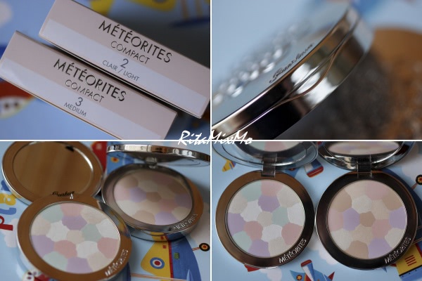 Guerlain Meteorites Compact Light-Revealing Powder в оттенке 3 medium и немного сравнений с оттенком 2 clair/light, а так же Guerlain Meteorites Voyage Exceptional Pressed Powder