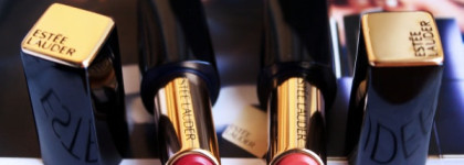 Весенняя новинка Estee Lauder Pure Color Envy Shine Sculpting Shine Lipstick Spring 2015, оттенки Innocent и Inspiring