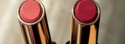 Весенняя новинка Estee Lauder Pure Color Envy Shine Sculpting Shine Lipstick Spring 2015, оттенки Innocent и Inspiring