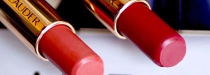 Весенняя новинка Estee Lauder Pure Color Envy Shine Sculpting Shine Lipstick Spring 2015, оттенки Innocent и Inspiring