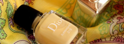 Dior Tye Dye Summer Collection 2015. Dior Vernis Nail Lacquer #319 Sunwashed - самый нежный желтый