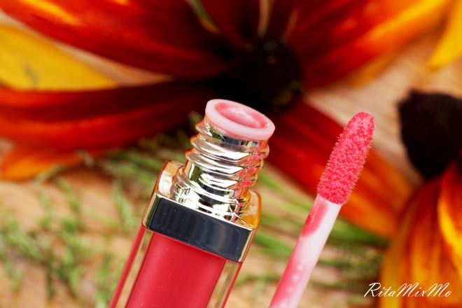 Мое осеннее очарование Enprani Delicate Luminous Lip Gloss # 08 Glam Coral