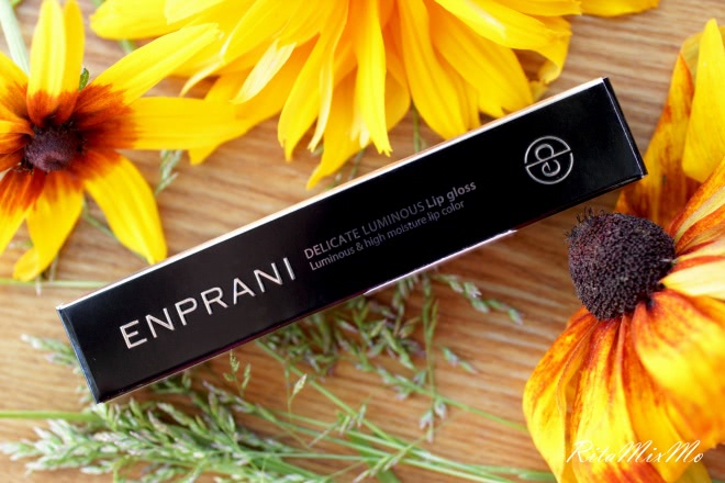 Мое осеннее очарование Enprani Delicate Luminous Lip Gloss # 08 Glam Coral