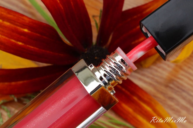 Мое осеннее очарование Enprani Delicate Luminous Lip Gloss # 08 Glam Coral