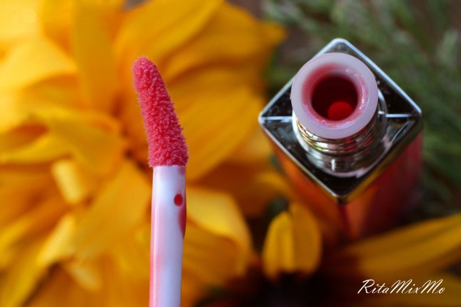 Мое осеннее очарование Enprani Delicate Luminous Lip Gloss # 08 Glam Coral