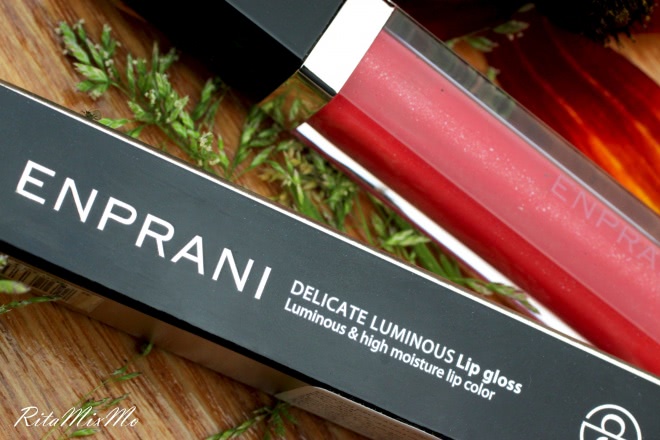 Мое осеннее очарование Enprani Delicate Luminous Lip Gloss # 08 Glam Coral