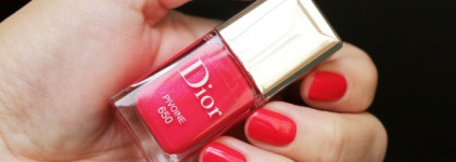 Пион, расцветший для меня в феврале. Dior Vernis Couture Colour Gel Shine And Long Wear Nail Lacquer  # 650 Pivoine из весенней коллекции 2016 года Dior Glowing Gardens