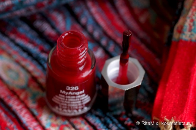 Вишневое наслаждение с Mavala Nail Color Cream # 326 My Angel из весенней коллекции 2016г Mavala I Love Mini Color’s Mavala