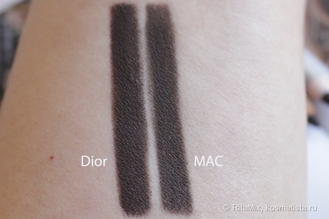 MAC Eye Pencil. Он же против Dior Crayon Eyeliner Waterproof