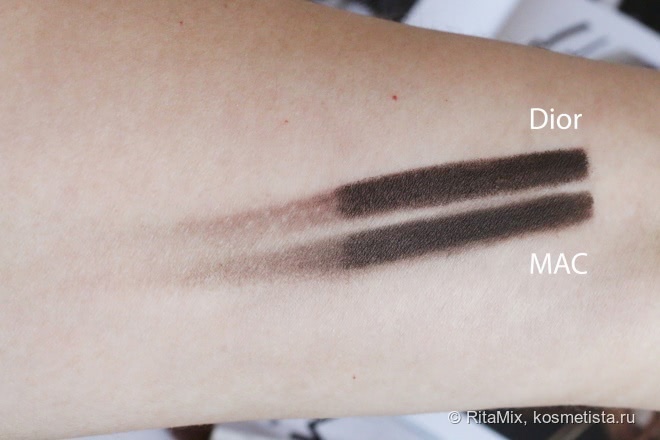 MAC Eye Pencil. Он же против Dior Crayon Eyeliner Waterproof