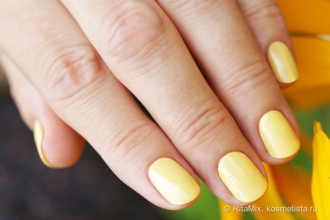 Mavala Nail Color Cream # 179 Lemon Cream из деликатесной коллекции Delicious Nail Polish Collection