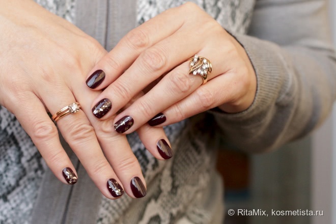 Под гипнозом от Anny Nail Polish # 054 hypnotic nights и в шоке от красоты Dior Diorific Vernis Golden Shock