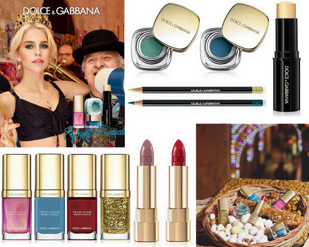 Dolce&Gabbana Royal Parade Makeup Collection Christmas Holiday 2017. Помада для губ и лак для ногтей из этой рождественской коллекции