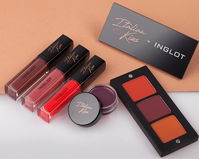 Inglot AMC Eyeliner Gel # 65 - гелевая подводка для глаз в багряном оттенке из осенней коллекции Italian Kiss
