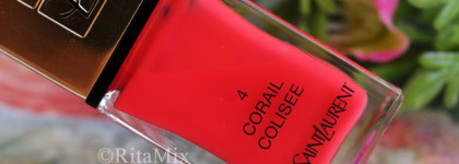 Очень летний лак YSL Nail Polish # 4 Corail Colisee