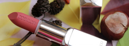 Еще раз примеряю матовые губы. ArtDeco High Performance Lipstick Mat в оттенке # 724 mat terracotta