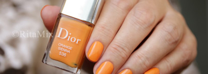 Чисто осеннее настроение с Dior Vernis # 536 Orange Sienna