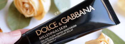 Моя последняя находка - легкий увлажняющий тональный крем с эффектом сияния Dolce&Gabbana Millennialskin On-The-Glow Tinted Moisturizer SPF 30 в оттенке #2 Cream