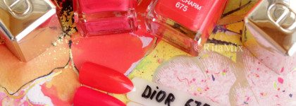 Два оттенка для лета. Dior Le Vernis # 539 Lucky Dior и Dior Le Vernis # 675 Diorcharm