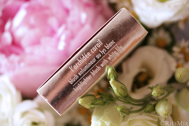 Sisley L'Orchidee Corail highlighter blush with white lily # 3 - румяна-хайлайтер с белой лилией и чудесным летним оттенком