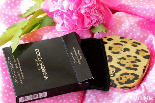 Dolce & Gabbana Smooth Eye Colour Quad Eyeshadow # 6 Romantic Rose. Бонус: сравнение с палеткой Shiseido Luminizing Satin Eye Color Trio # 711 Pink Sands