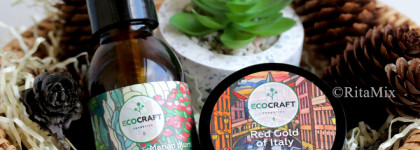 Знакомство с маркой EcoCraft. Тестирую средства с эффектом лифтинга - гидрофильное масло и маску для лица