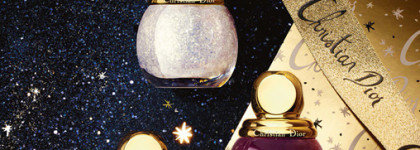 Новогодний Dior Diorific Glittery Top Coat # 001 Golden Snow из рождественской коллекции Dior Golden Nights Holiday 2020 Collection
