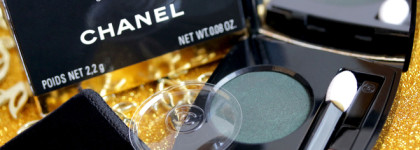 Chanel Ombre Premiere Longwear Powder Eyeshadow, оттенки # 18 Verde и # 44 Bleu Selene