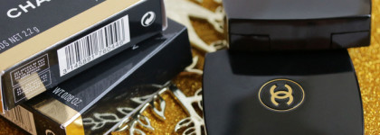 Chanel Ombre Premiere Longwear Powder Eyeshadow, оттенки # 18 Verde и # 44 Bleu Selene