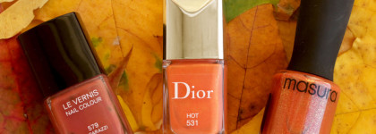 Золотая осень в моем маникюре с Masura, Chanel и Dior