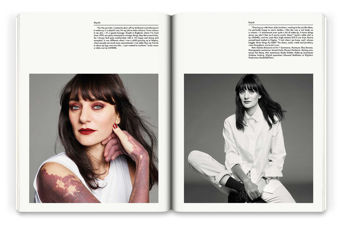 Эти фото - иллюстрация к интервью с Лючии Пика  журналу The Gentlewoman.