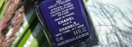 Сине-фиолетовый красавец Chanel Le Vernis Nail Colour # 622 Violet Piquant