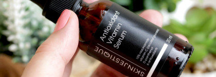 Skinjestique Antioxidant Vitamin Serum - витаминная сыворотка с антиоксидантами. Фото конечного результата работы двух сывороток Skinjestique