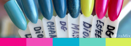 Мои версии маникюра в стиле палитры месяца "Гонконгский балет"