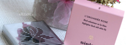 Sisley L'Orchidee Rose highlighter blush with white lily # 2 - румяна-хайлайтер с белой лилией в розово-лиловом оттенке