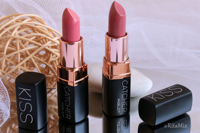 Два нюда Inglot Kiss Catcher # 902 Blush Wine и # 903 Dusty Pink
