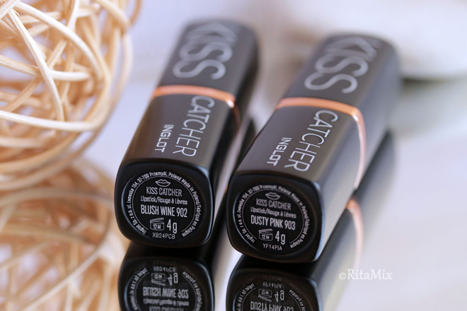 Два нюда Inglot Kiss Catcher # 902 Blush Wine и # 903 Dusty Pink