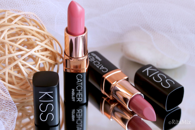 Два нюда Inglot Kiss Catcher # 902 Blush Wine и # 903 Dusty Pink