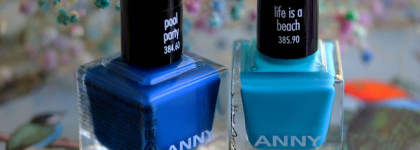ANNY Nail Polish # 384.60 pool party и # 385.90 fashion life is a beach