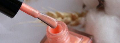 ANNY Nail Polish # 170.40 dream big. Нежный коралл, припыленный золотой пылью