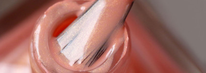 ANNY Nail Polish # 170.40 dream big. Нежный коралл, припыленный золотой пылью