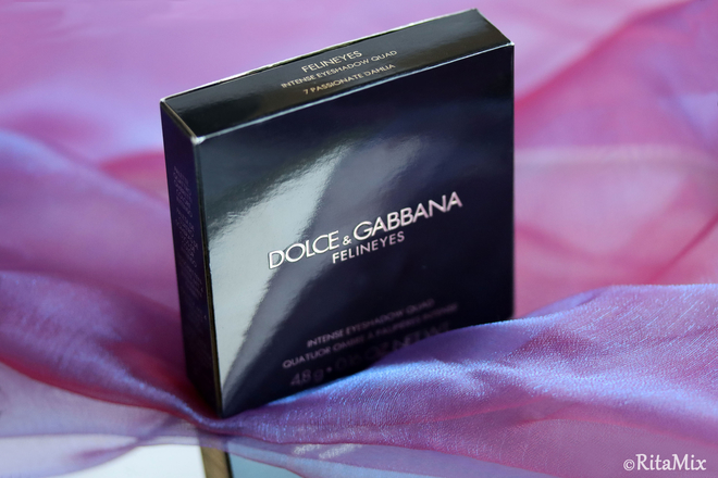 Шикарные тени: Dolce&Gabbana Smooth Eye Colour Quad Eyeshadow #7 Passionate Dahlia